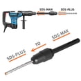 thumbnail image 4 of Upgrade Electric Hammer with SDS Max Shank Adapter Enhanced Stability for Heavy-Duty Jobs, 4 of 10