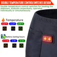 thumbnail image 3 of Pantalones calefactados, calzoncillos tipo bóxer unisex con batería calefactable, pantalones cortos cálidos, ropa interior térmica eléctrica para hombres y mujeres, 3 of 8
