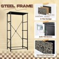 thumbnail image 4 of 4 Drawer Vertical Storage Dresser with Wood Top Fabric Pull Drawers, 4 of 8