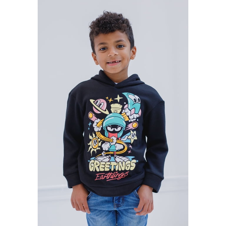 MARK&LONA LOONEY TUNES カシミヤ ニット パーカー L LOONEY TUNES Marvin the Martian Little Boys Fleece Pullover Hoodie