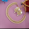 thumbnail image 2 of Efulgenz Indian Faux Pearl Necklace Jewelry Set CZ Cubic Zirconia Beaded Choker Necklace Earrings Jewelry Set, 2 of 5