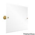 thumbnail image 4 of Frameless Landscape Rectangular Tilt Mirror with Beveled Edge in Satin Chrome, 4 of 5