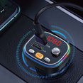 thumbnail image 3 of Gwong Electrónica Transmisor C20 FM DUAL USB 3.1A CARGADOR FAST BLUETOOTH: Compatible con Bluetooth 5.0 Player MP3 multifuncional para automóvil, 3 of 6