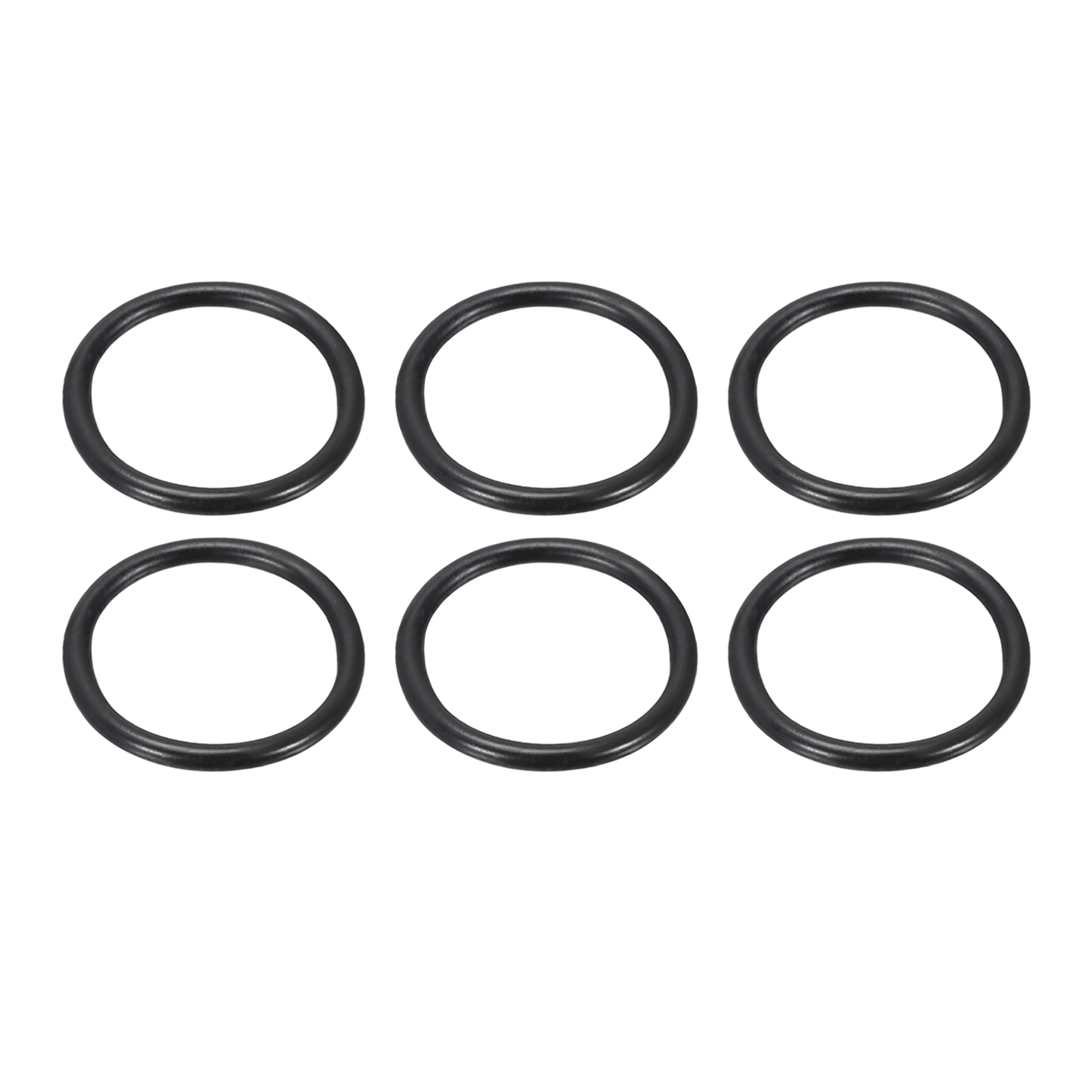 Rubber Faucet ORing Strainer Washer Drain Gasket 39mm OD Black 6 Pcs