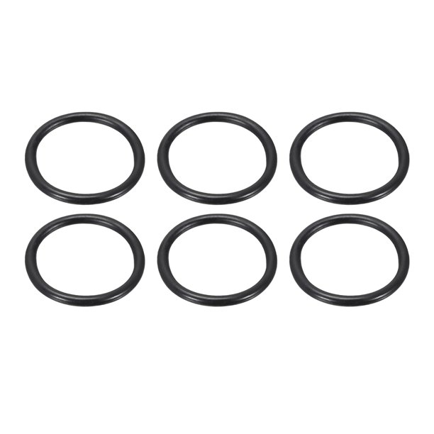 Rubber Faucet ORing Strainer Washer Drain Gasket 39mm OD Black 6 Pcs