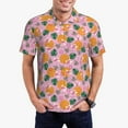 thumbnail image 2 of Balery Fruit Printed Men’s Short Sleeve Polo Shirt, Midweight Men's Shirt,Golf Polo shirts -XX-Large, 2 of 8