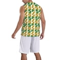 thumbnail image 2 of Pofeuu Corn Print Basketball Jersey, Shirts for Men Youth Basketball Jersey Crew Neck-X-Large, 2 of 6