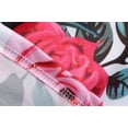 thumbnail image 4 of REDHOTYPE Grande Taille Femmes Manches Longues Poitrine Découpe Conception Longue Robe Florale O Col Taille Haute Stretch Boho Mode Élégante Longue Robe, 4 of 5