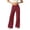 Wine, variant on Vivianyo HD Women's High Waist Double Button Wide Leg Long Trousers, Womens Soft Full Length Pants with Pockets for Office Commuting Daily Casual Outings, Sizes S-2XL
