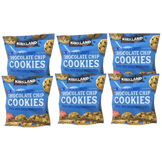 Mini Chocolate Chip Cookies Made With Simple Ingredients 1 oz. Each