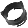 thumbnail image 3 of coffee filter funnel, 54mm coffee filter funnel, aluminum alloy coffee machine accessories, rotatable funnel 54x62x34.3mm black and white, 3 of 4