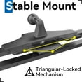 thumbnail image 4 of CD Slot Car Mount for Portable CarPlay Screens, Adjustable Angles, Low Profile and Sleek, Integrated Mounting Solution for in-Car Android Display Monitors (4-Tab Bracket Mount), 4 of 4