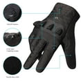 thumbnail image 3 of Savior Heat Rechargeable 4 LED Flashlight Cycling Gloves Full Finger Hands Free Led Flashlight for Running Walking Fishing Riding Night Cycling Repairing Bicycle Flashlight Gloves for Men Gifts, 3 of 8