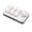 White, variant on Suodoka 6 Key One Handed Mechanical Keyboard with Knob, Wired USB Programmable Gaming Keypad, Blue Switch, PC Mac Compatible, Purple (4.72 inches / 12 cm)