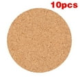 thumbnail image 1 of 10Pcs Cork Coasters Square Cork Mat Self-Adhesive Diy Backing Sheet For Home Bar, 1 of 8