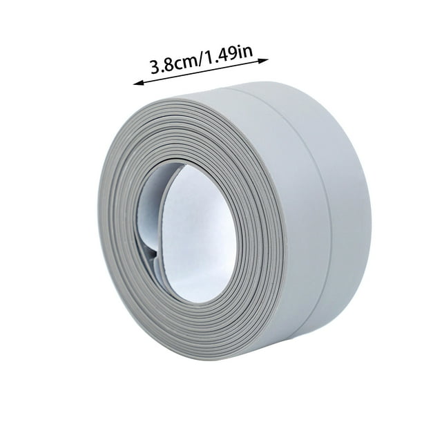 WREESH Self Adhesive Bathroom Waterproof Wallpaper Kitchen Tape Corner Line Paste