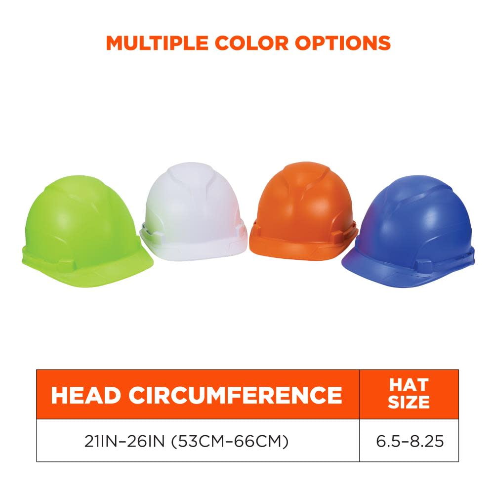 Ergodyne Skullerz 8967 Orange Lightweight Cap Style Hard Hat Class E