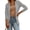 Gray, variant on Drovellove Women's Open Front Cardigan Long Sleeve Knit Coat with Turn Down Collar | Casual Blazer Style Layer for Office, Date Night, or Weekend Outings