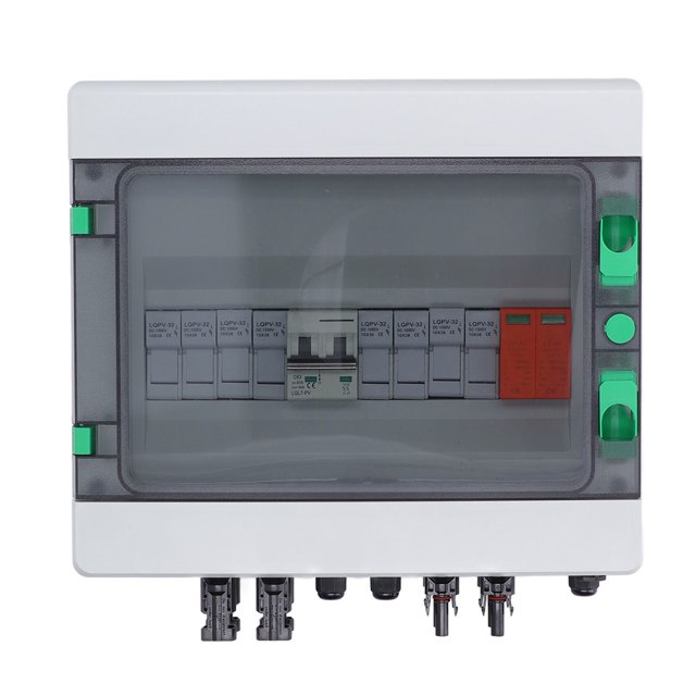 Solar PV Combiner Box, Easy To Install DC500V PV Combiner Box 4 String For RV