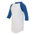 thumbnail image 2 of Augusta Sportswear M Boys Baseball Jersey White/Royal 421, 2 of 3
