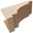 thumbnail image 6 of 8"W x 16"D x 8"H Wide Mediterranean Rough Cedar Woodgrain TimberThane Corbel, Primed Tan, 6 of 6