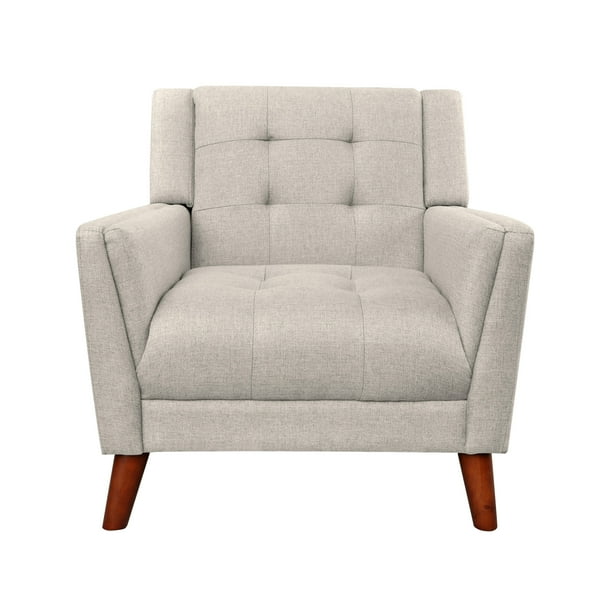Anvith Mid Century Modern Fabric Arm Chair Beige Com Anvith Mid Century Modern Fabric Arm, Mid Century Modern Armchair