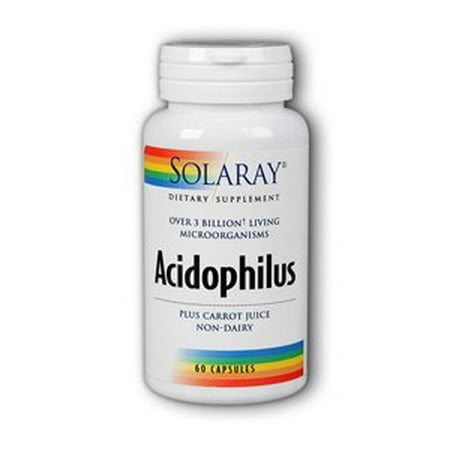 Acidophilus Plus Carrot Juice Solaray 60 Caps