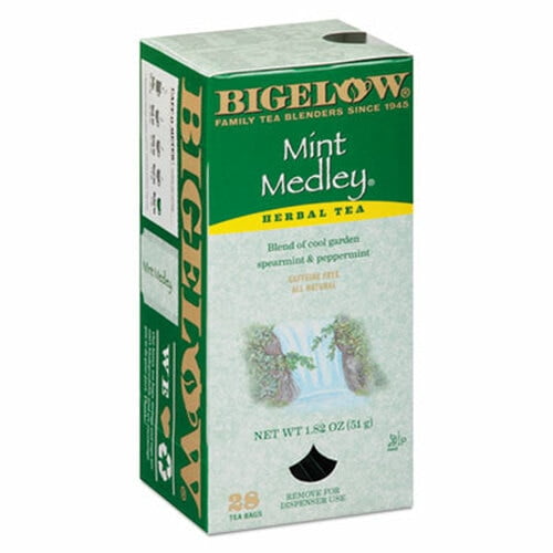 Bigelow Mint Medley Herbal Tea 28 /box (BTC10393)