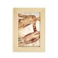 thumbnail image 1 of Marco de madera Arte Pintura Mayo Y junio constelación del Zodiaco Geminis 5x7 pulgadas Unbranded, 1 of 4