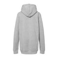 thumbnail image 6 of Youth Triblend Fleece Hooded Sweatshirt , Grey Triblend , Large, 6 of 7