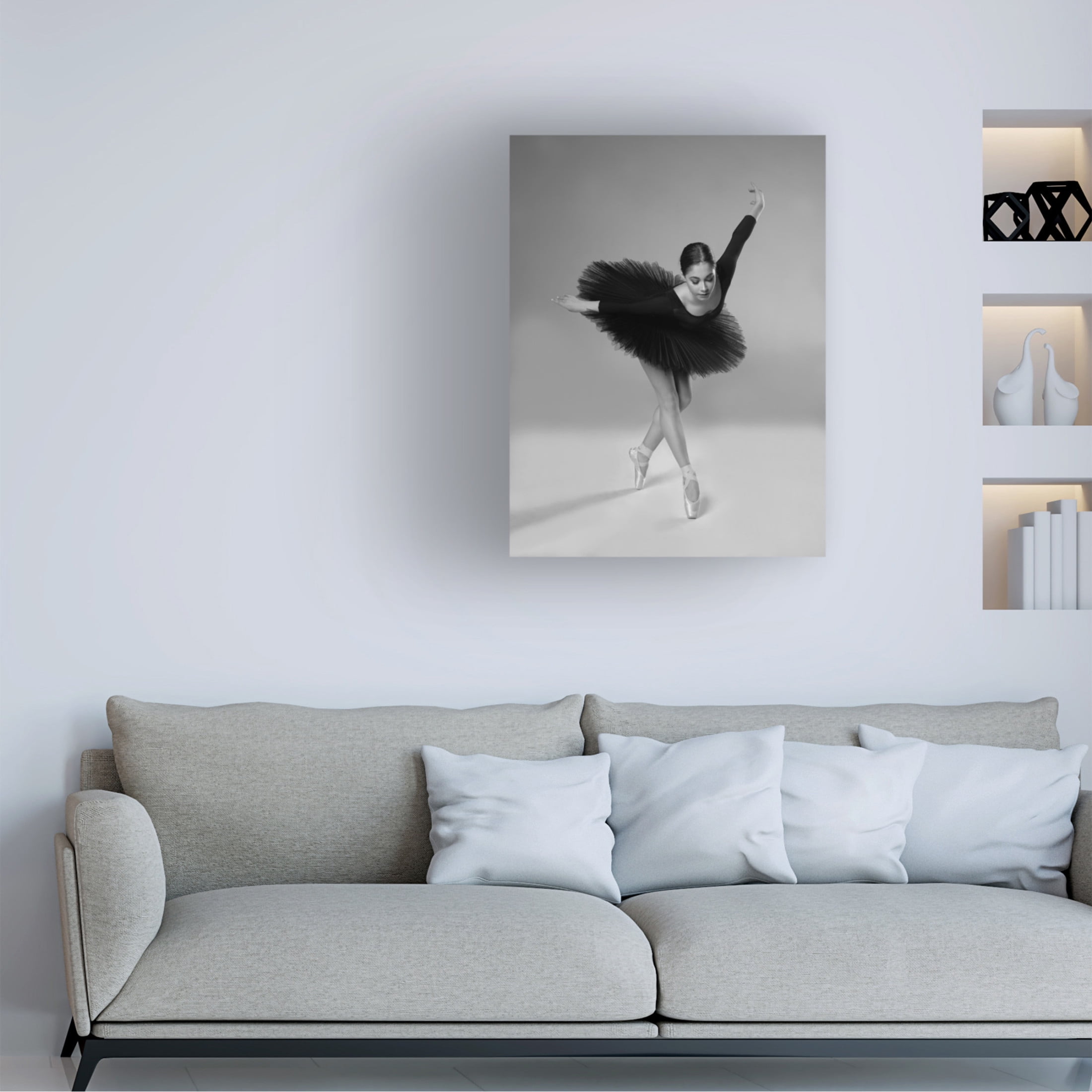 Trademark Fine Art Aneta Nikolova  A swan Canvas Wall Art