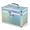 Turquoise-12-inch, variant on Pink 7-inch Lockable Storage Box with 3-Digit Combination Lock for Medication and Valuables
