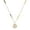Gold, variant on Round Pendant Necklace for Women, Gold Round Black and White Two Sided Pendant Roman Numerals Necklace, Fashion Titanium Steel Ladies Pendant Necklace Gift