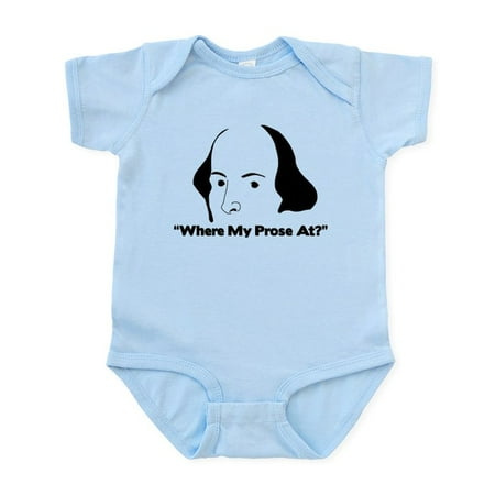 

CafePress - Where My Prose At Infant Bodysuit - Baby Light Bodysuit Size Newborn - 24 Months