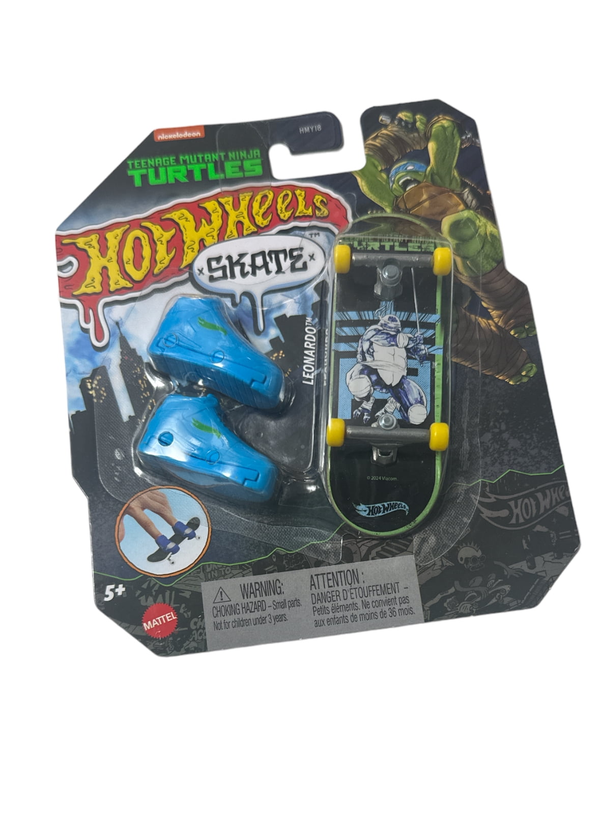 Hot Wheels SKATE - Premium TMNT Set of 4 - Teenage Mutant