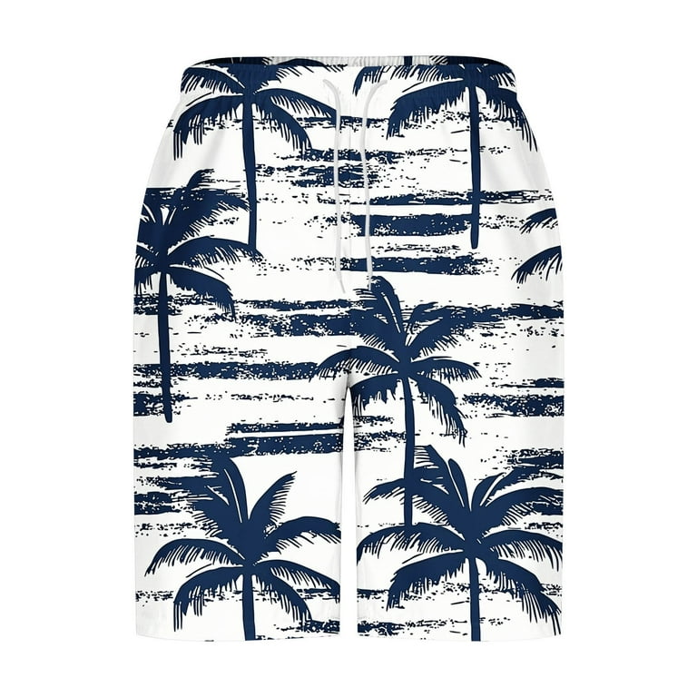 VBTAPA 4th of July Shorts for Men Big and Tall Swim Trunks