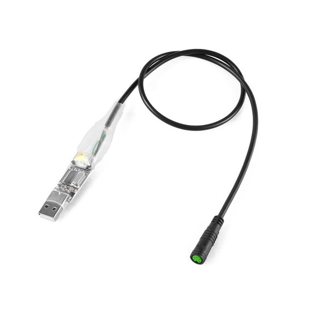 Cable de programación USB 2.0 Yuarrent para bicicleta eléctrica