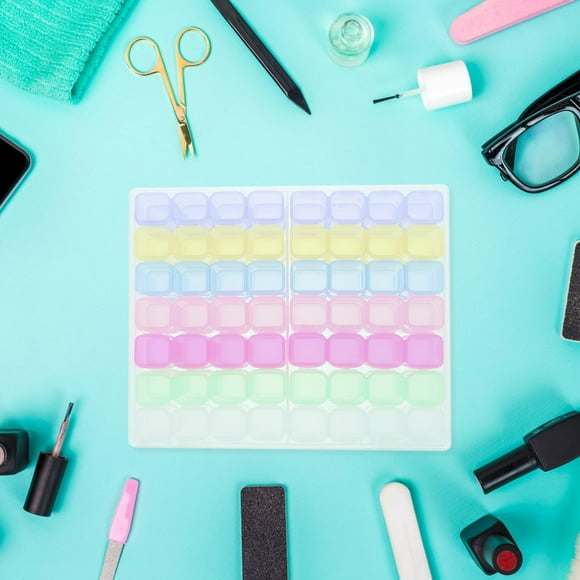 DEEPCRAFF Organizer for Nail Supplies Nail Decors Organizer Plastic Multi 1Pcs for Manicurists Salon