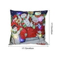 thumbnail image 3 of Loespoir Christmas LED Pillows, Holiday Gifts with Flashing Lights, Printed Sofa Pillows with Two Mode Switching, LED Effects, for Decor, Gifting, and Party Fun(B), 3 of 6