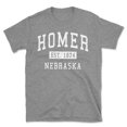 thumbnail image 1 of Homer Nebraska Classic Established Men's Cotton T-Shirt, 1 of 1