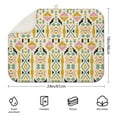 thumbnail image 2 of Colorful bohemian dish drying mat 18x24 Inch with quick-absorb microfiber, foldable and washable, perfect for modern kitchen decor, 2 of 4