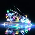 thumbnail image 3 of Christmas Fairy Lights Battery Operated, 1 Pack 10FT 30 LED String Lights Waterproof Cooper Wire Starry Lights for DIY Wreath Home Wedding Party Bedroom Holiday Christmas Decor (Multicolor), 3 of 7