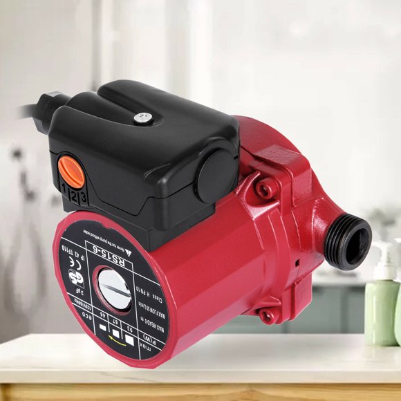 VEVOR 3/4" 110V Hot Water Circulation Pump 9.5 GPM 3-Speed RS15-6 Red Water Circulation Pump