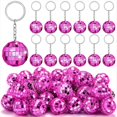thumbnail image 1 of 25 Llaveros de Bola de Discoteca, Llaveros de Discoteca Rosa y Rojo Al por , Mini Llaveros de Bola de Discoteca para DecoracióN de Fiestas., 1 of 5