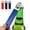 ♥Multicolor_Base#767, variant on Bar Blade Bottle Opener Set | Heavy Duty Stainless Steel Speed Opener | Slim Compact Design | Rounded Edges for Safety | 3 Pack | 126x31x2mm for Bartenders & Home | Opens Beer-Soda-Water