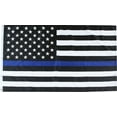 thumbnail image 2 of Briarwood Lane Thin Blue Line Police Grommet Flag, 2 of 2