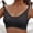 Black, variant on Women Lace Sheer Bralette Thin Underwear Transparent Bra For Female Ladies Black XXL