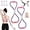 2pcs-a, variant on Saludea Resistance Band, Figure 8 Resistance Band with Handles, Stretch Fitness Strap for Full-Body Workouts, Strength Training, Flexibility, Exercise Elastic Rope for Home, Gym