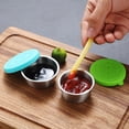 thumbnail image 4 of Hesroicy 1 Set of 50ml Sauce Cups with Silicone Lids - Large Capacity, Portable, and Perfect for Outdoor Picnics, Salad Dressings, and Daily Use, 4 of 8
