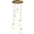 thumbnail image 2 of Accessory 19 Inch Multi Pendant Canopy Kit-Aged Brass Finish Oxygen Lighting 3-8-6540, 2 of 2